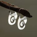 Spiral Design Ear Ring Retro Geometry