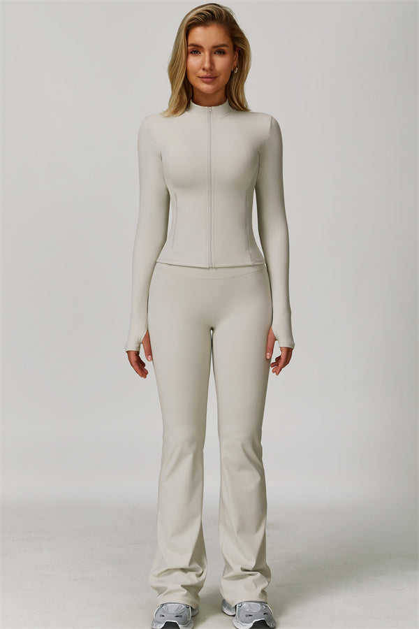 The Refresh Jacket Flared Leggings 2-Piece Set
