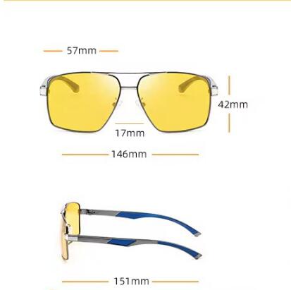 New V Men's Night Vision Polarized Sunglasses
