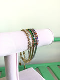 Titanium Pop of Color Snake Chain Bracelet