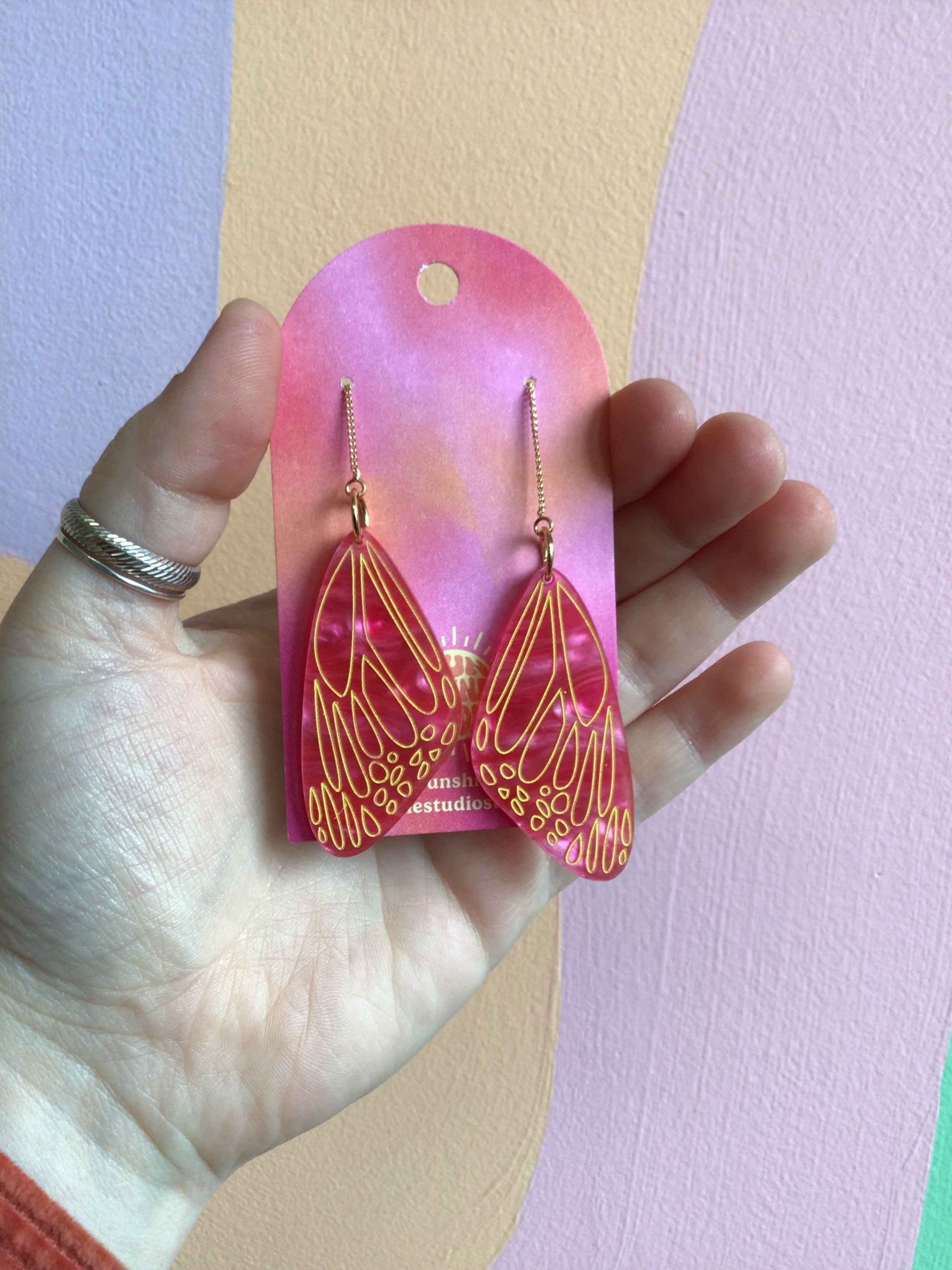 Butterfly Wing  Earrings