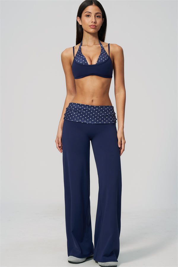 The Enliven Sports Bra Straight Leg Pants 2-Piece Set
