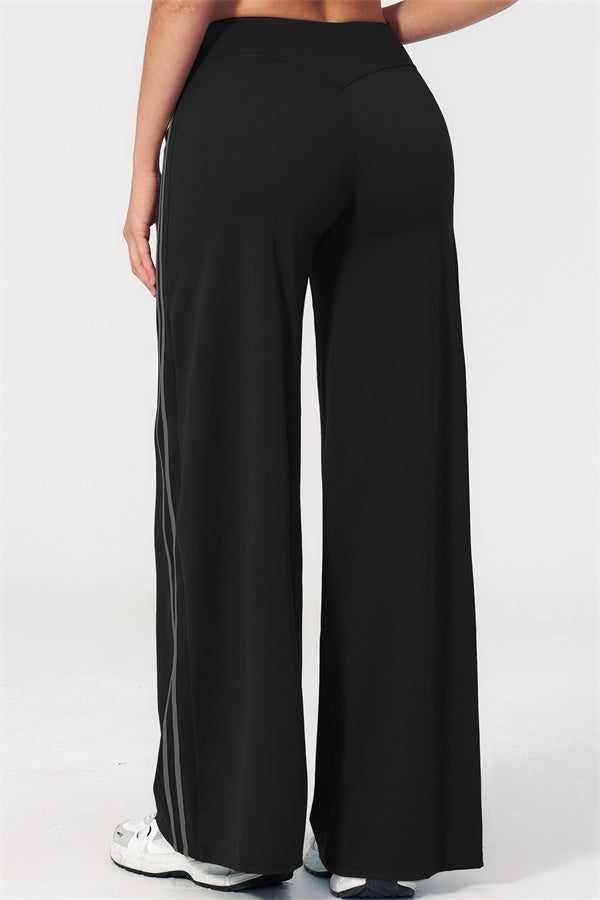 The Evoke Racerback Sports Bra Straight Leg Pants 2-Piece Set