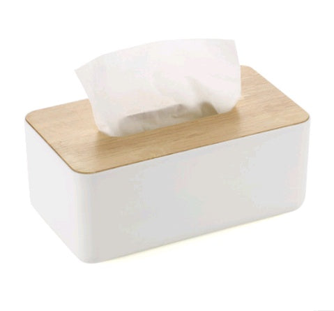 Original color oak paper towel pumping creative desktop wooden tissue box tray paper napkin storage box