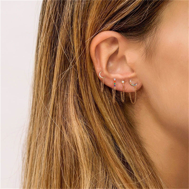 Single tassel earring
