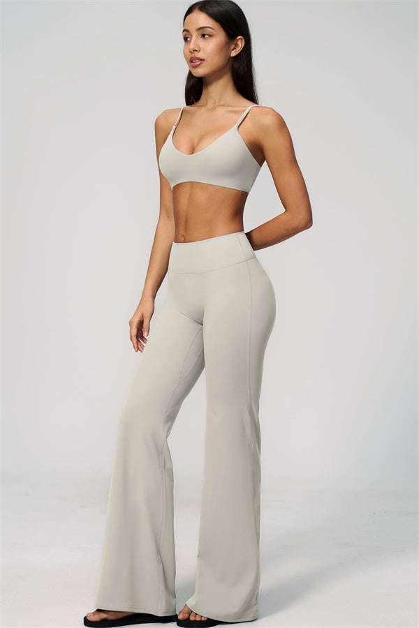 The Zura Sports Bra Flared Leggings 2-Piece Set