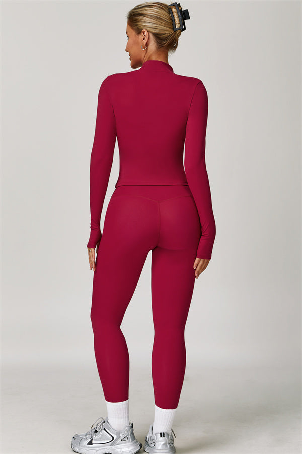 The Refresh Jacket Sports Bra Leggings 3-Piece Set