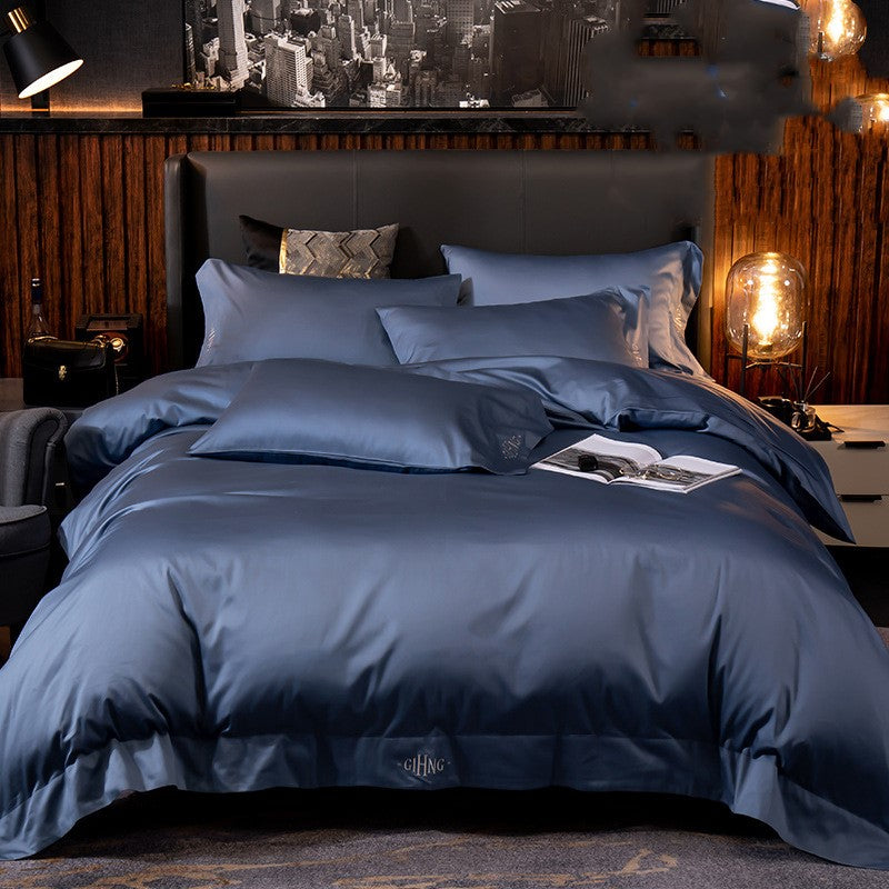 Four-piece long-staple cotton cotton duvet cover sheet