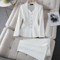 Women’s Office Business Suit Jacket and Pants Set