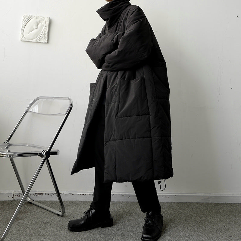 Knee Length Silhouette Cotton Coat