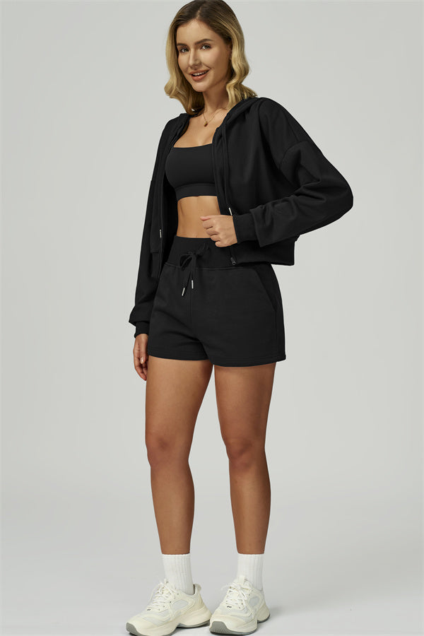 The FlexFit Crop Hoodie