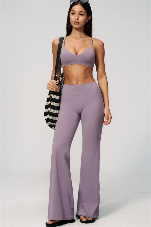 The Zura Sports Bra Flared Leggings 2-Piece Set
