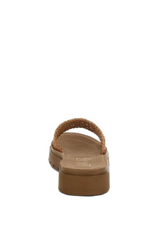 Sayura Woven Slip-On Flatforms