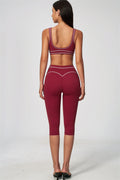 The Amara Sports Bra Capri Leggings 2-Piece Set