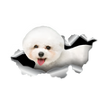 V1015# Car Sticker Bichon Frise Dog Pet Animal Waterproof Vinyl Decal Car Accessories Decor Pegatinas Para Coche