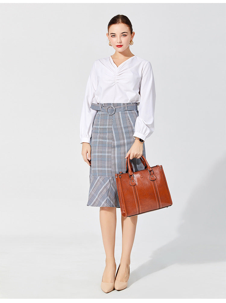 Multifunctional retro handbag