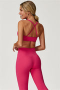 The Boost Crossback Sports Bra Enigma Leggings 2-Piece Set