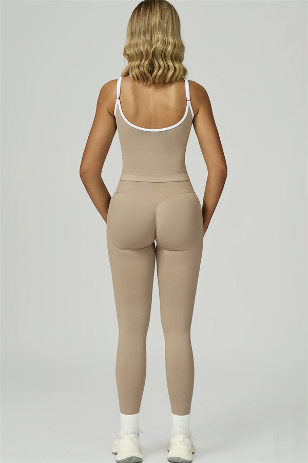 The Prime Line Crop Top Leggings 2-Piece Set