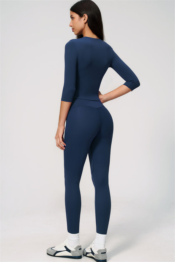 The Natalia Half-Sleeve Top