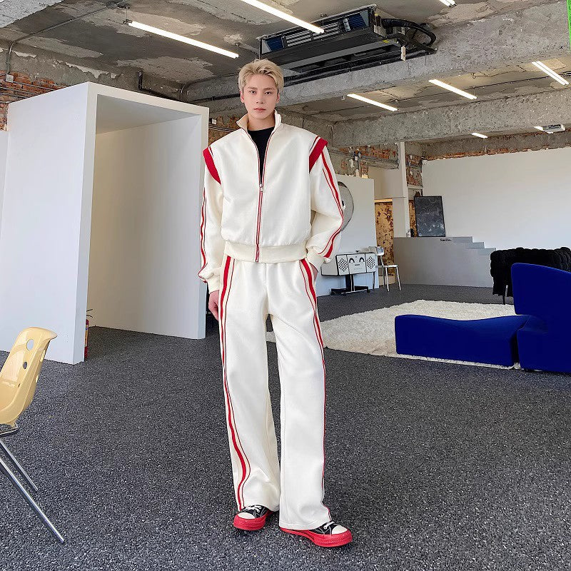 Fashion Casual Pants Hoodie Suit