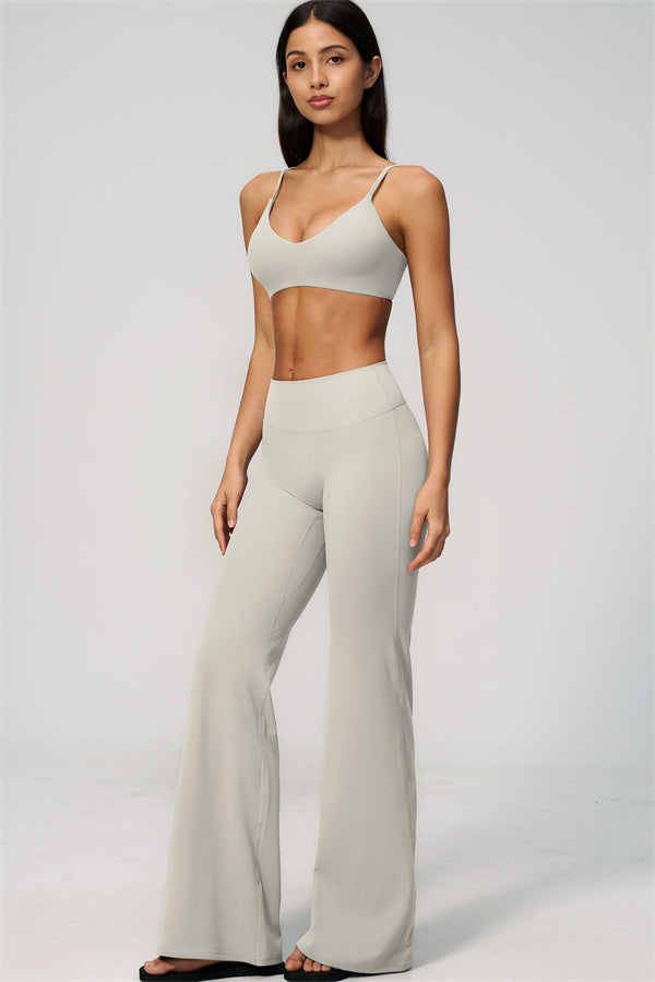The Zura Sports Bra Flared Leggings 2-Piece Set