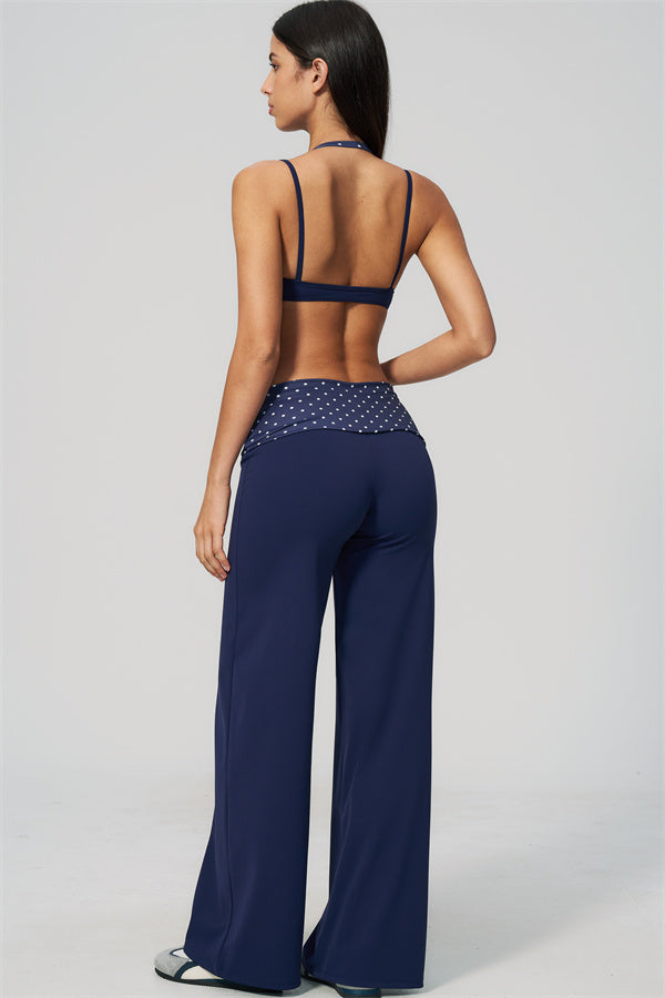The Enliven Sports Bra Straight Leg Pants 2-Piece Set