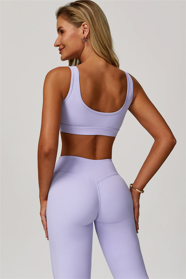 The Lavish Sports Bra Flared Leggings 2-Piece Set