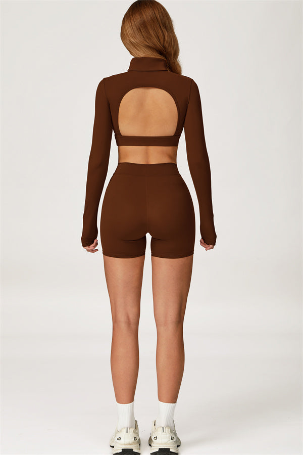 The Axis Crop Top Shorts 2-Piece Set