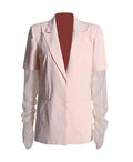 Ladies' Long Sleeve Suit Jacket with Bright Diamonds