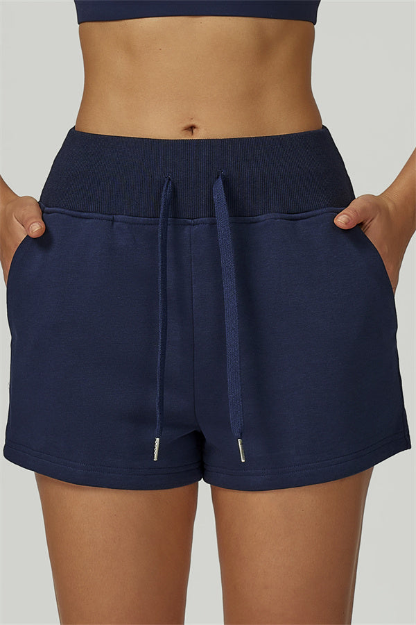 The FlexFit Crop Hoodie Shorts 2-Piece Set