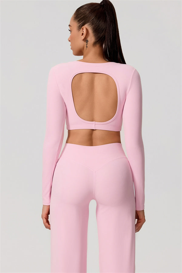 The Nestle Long Sleeve Crop Top