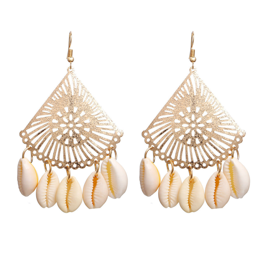 Shell Scallop Earring Set