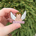 "I'm Not Feeling Fabulous" Angel Enamel Pin