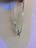 Celestial Layered Titanium Necklace
