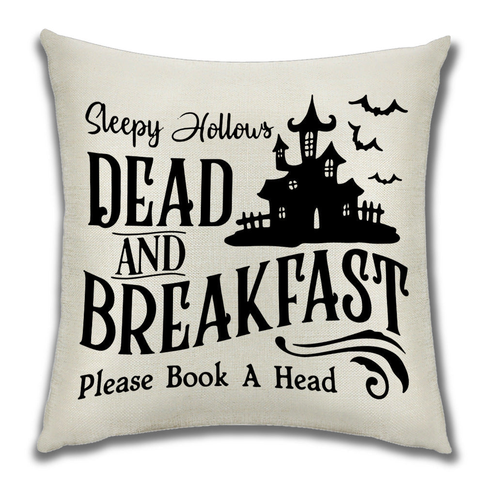Cartoon Pumpkin Castle Sofa Cushion Cushion Pillowcase
