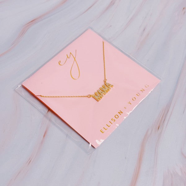 Shiny Mama Necklace