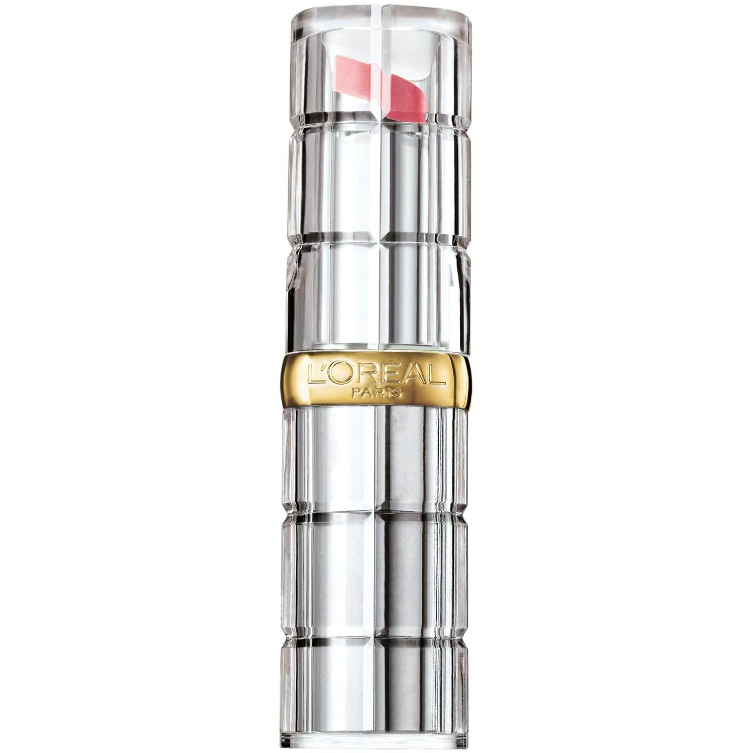 L'Oreal Paris Makeup Colour Riche Shine Lipstick, 906 Burnished Blush, 0.1 oz.