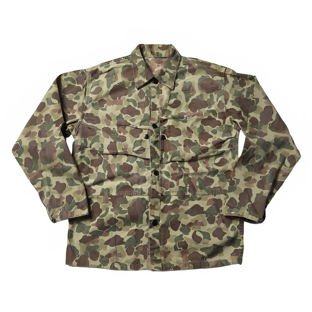 Bronson Mfg USMC P-44 Duck Hunter Camo Jacket Vintage Men's HBT WW2 Reproduction