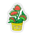 "True Crime and Plants" Sticker