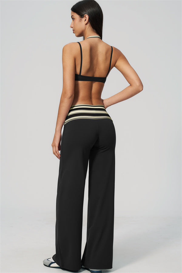 The Enliven Sports Bra Straight Leg Pants 2-Piece Set