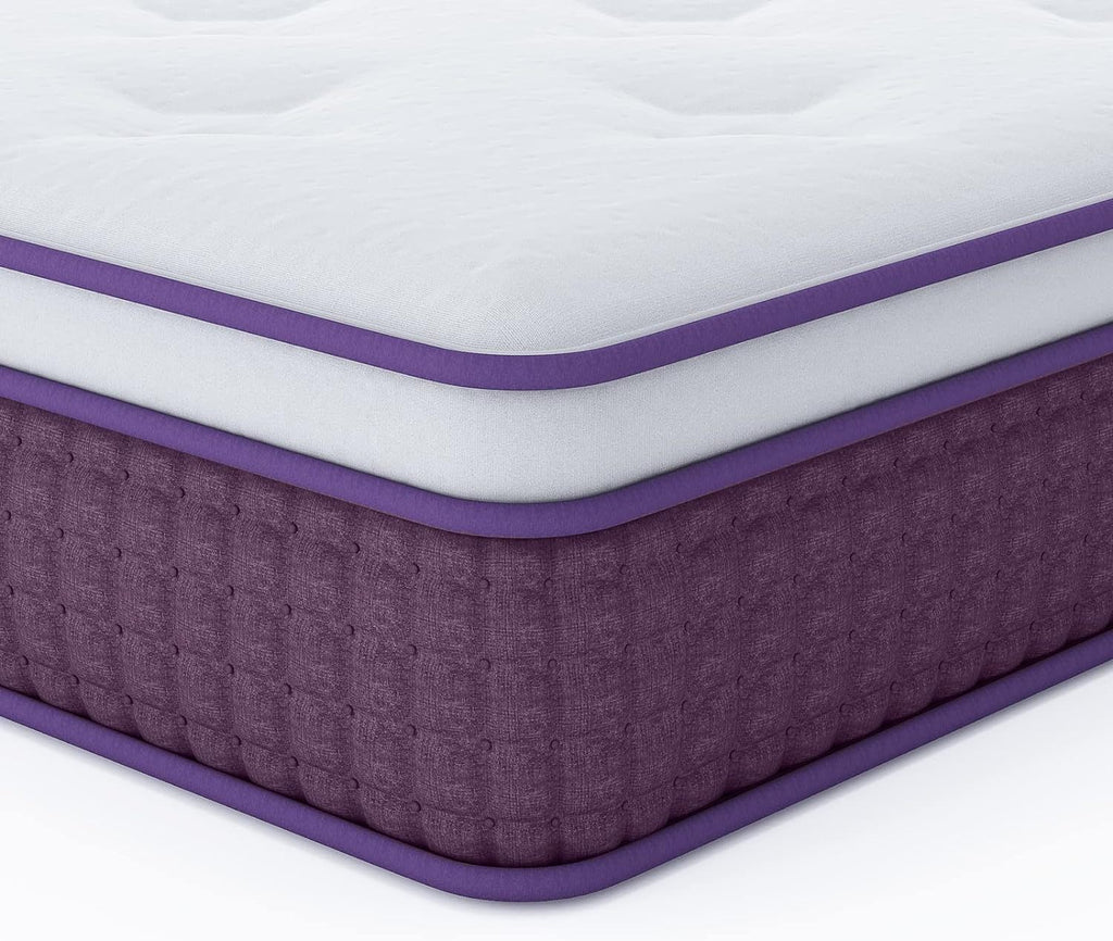 Spring-Loaded Hybrid Mattress 10 Inches helps relieve physical stress and promote deep sleep