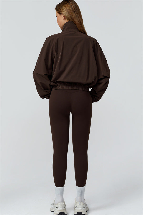 The Venus Zip Jacket Sports Bra Leggings 3-Piece Set