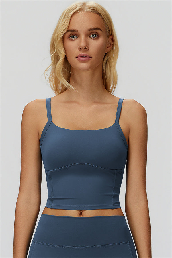 The Fyra Crop Tank Flared Leggings 2-Piece Set