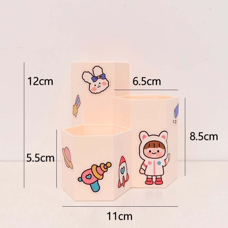 Multifunctional makeup brush tube