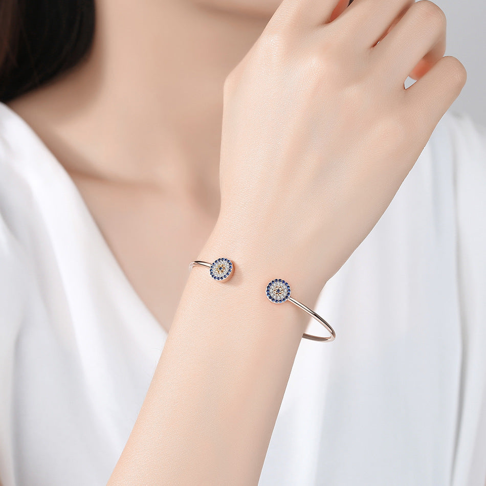 Tongzhe S925 Silver Bracelet Factory Direct Cross-border Hot Bangle Bracelet Wholesale In Spot