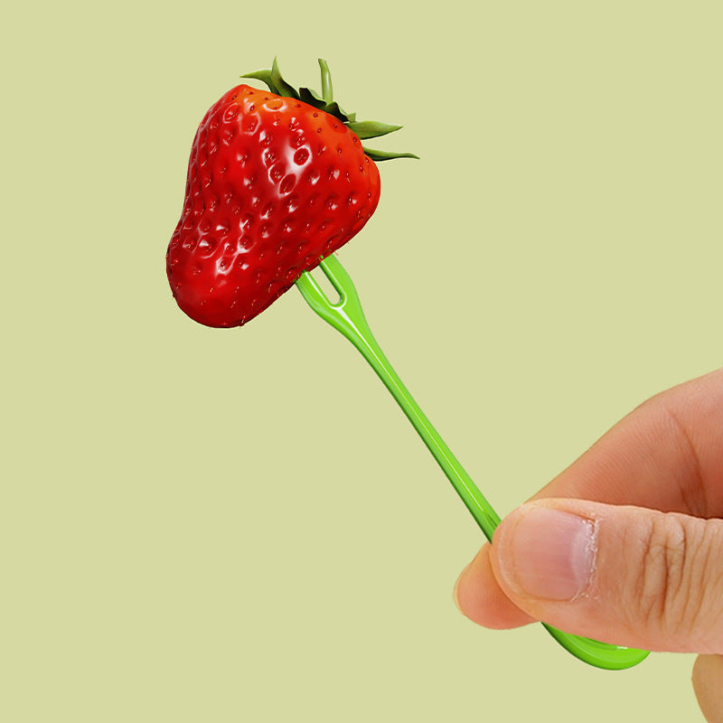 Radish Fruit Fork Set Two-tooth Household