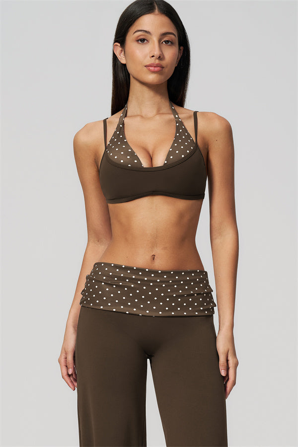 The Enliven Sports Bra Straight Leg Pants 2-Piece Set