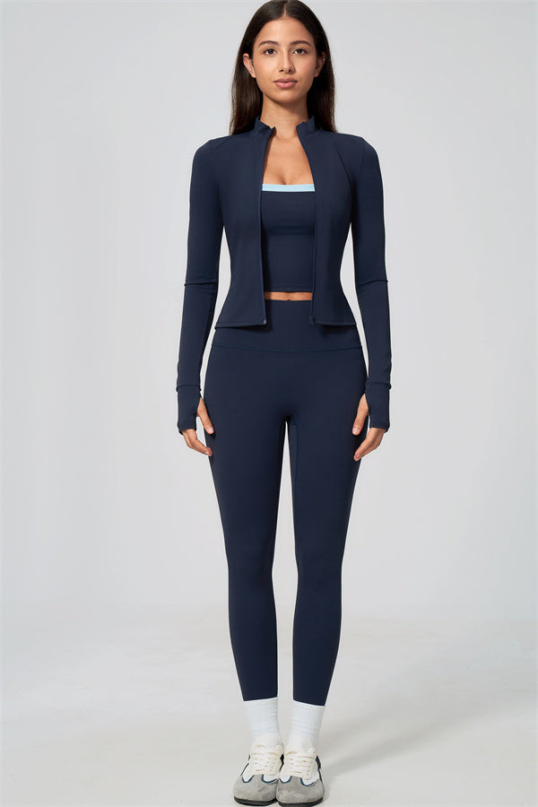 The Seraphine Jacket Tank Top Leggings 3-Piece Set