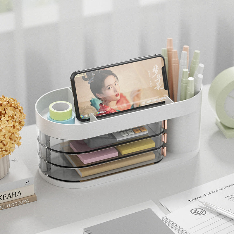 Multifunctional Rotating Desktop Storage Box