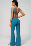 The Zura Sports Bra Flared Leggings 2-Piece Set